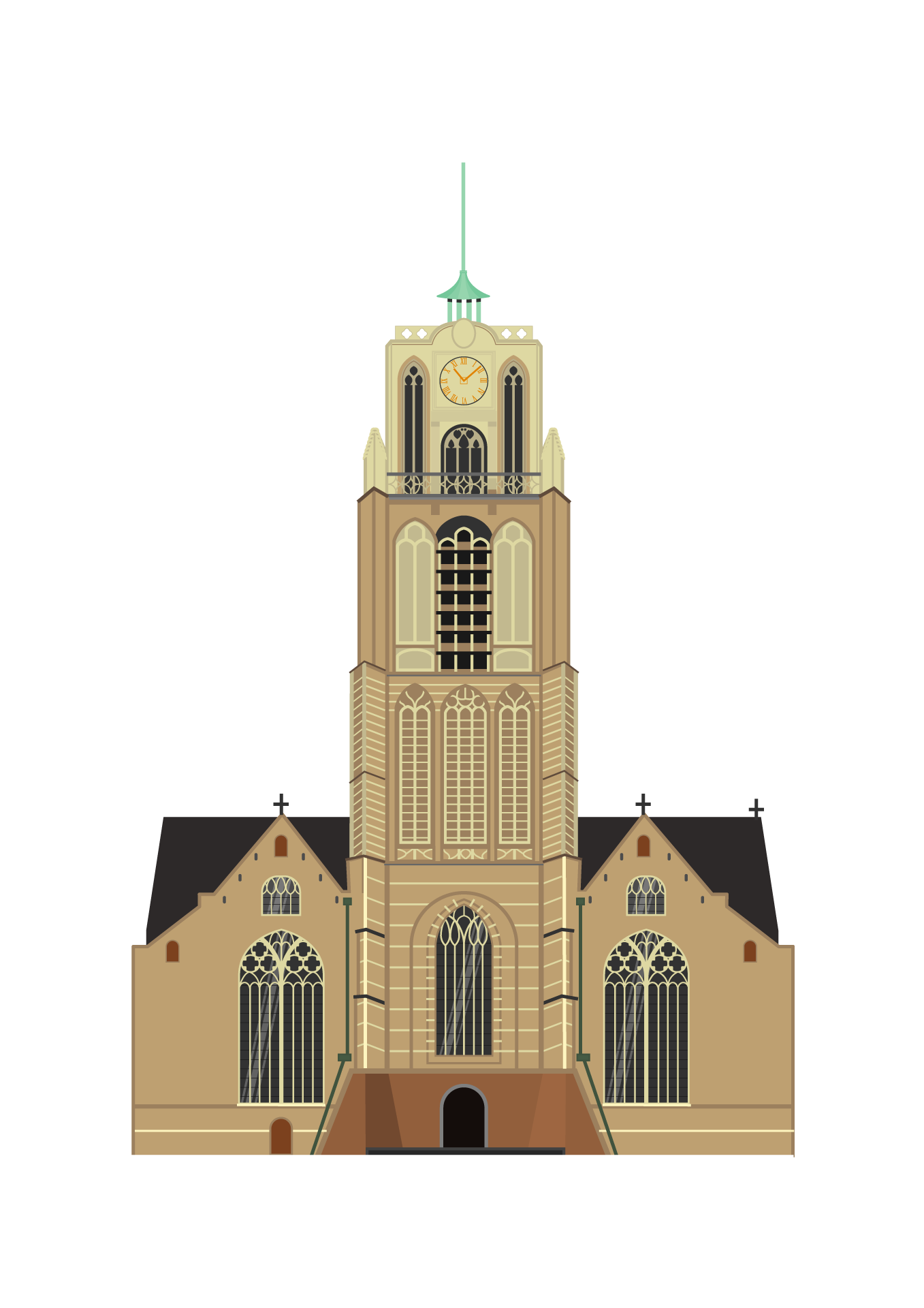 Laurenskerk - 30x40cm