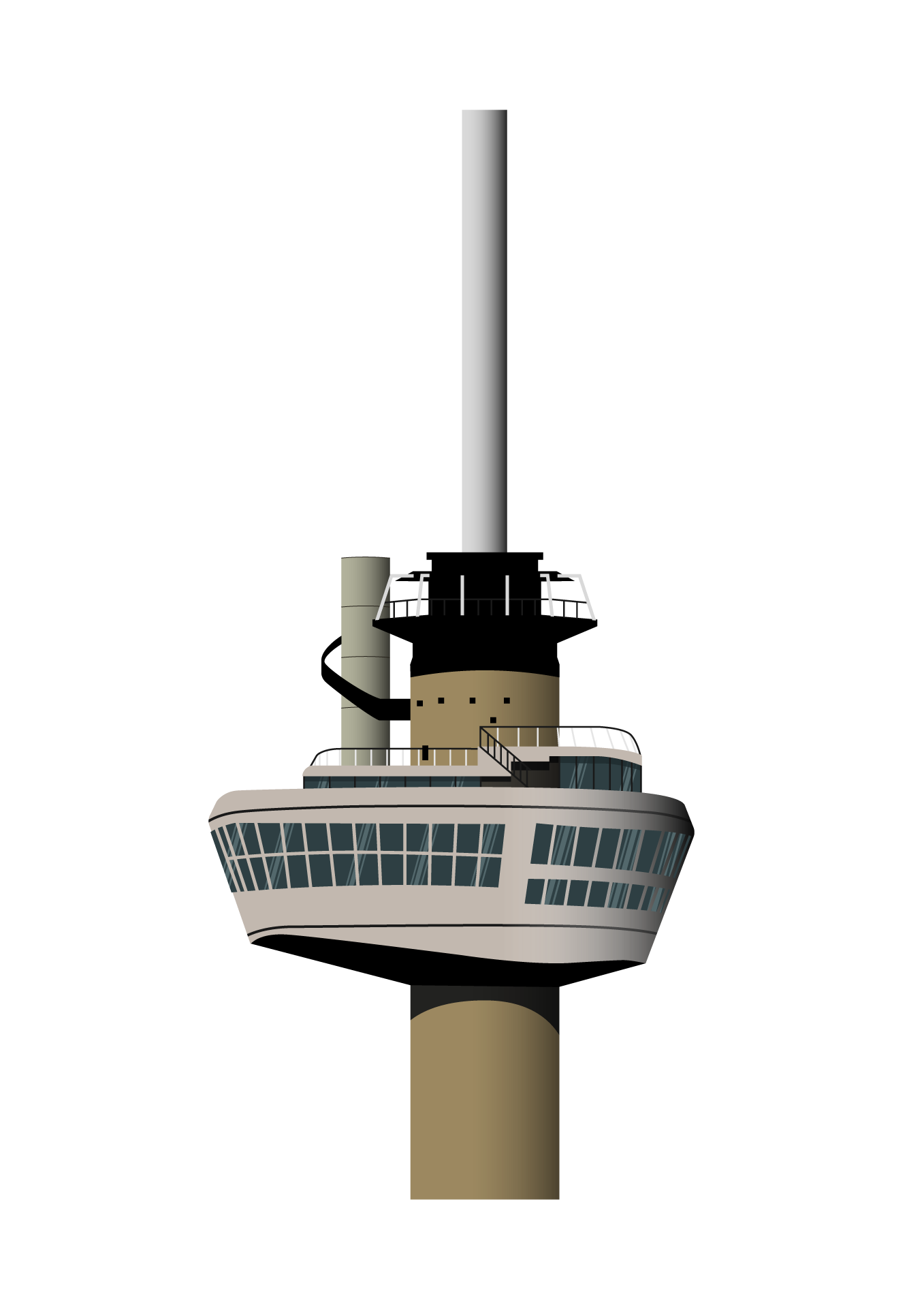 Euromast - 30x40cm