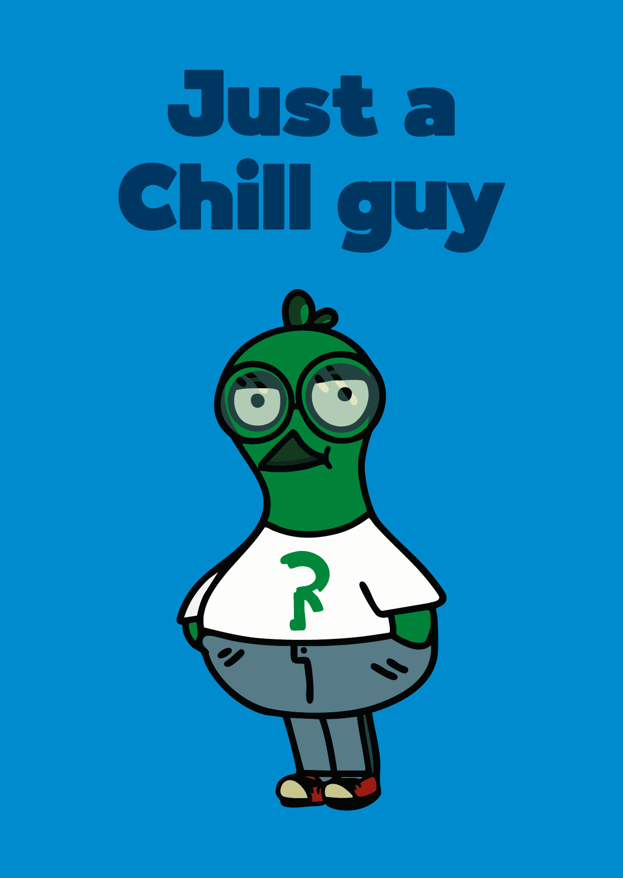 Ansichtkaart SE Chill Guy