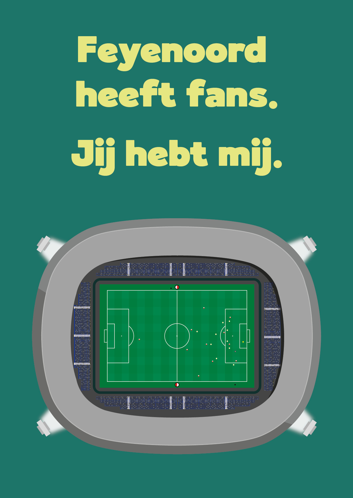 Ansichtkaart SE Feyenoord Fans